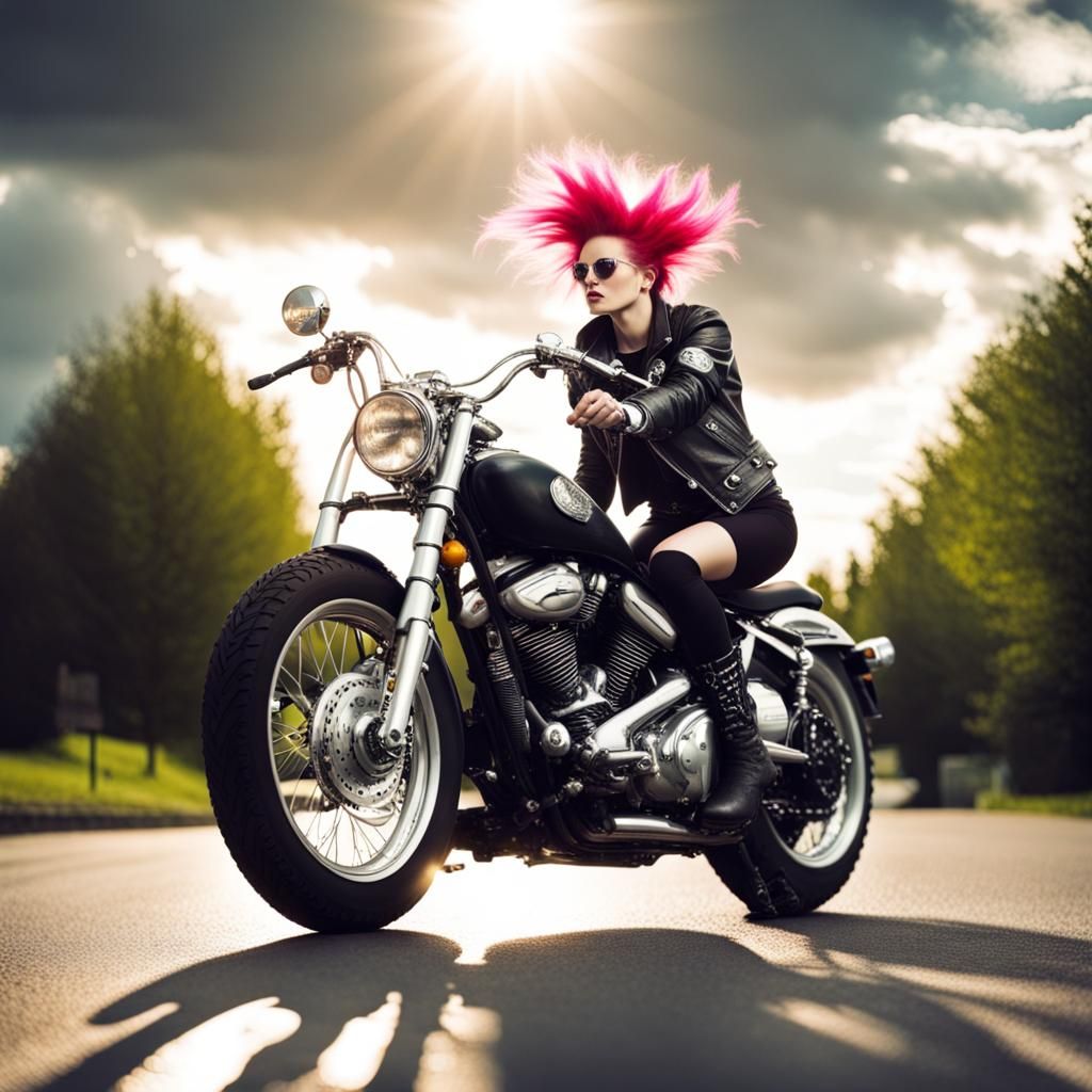 A bibcally accurate punk biker