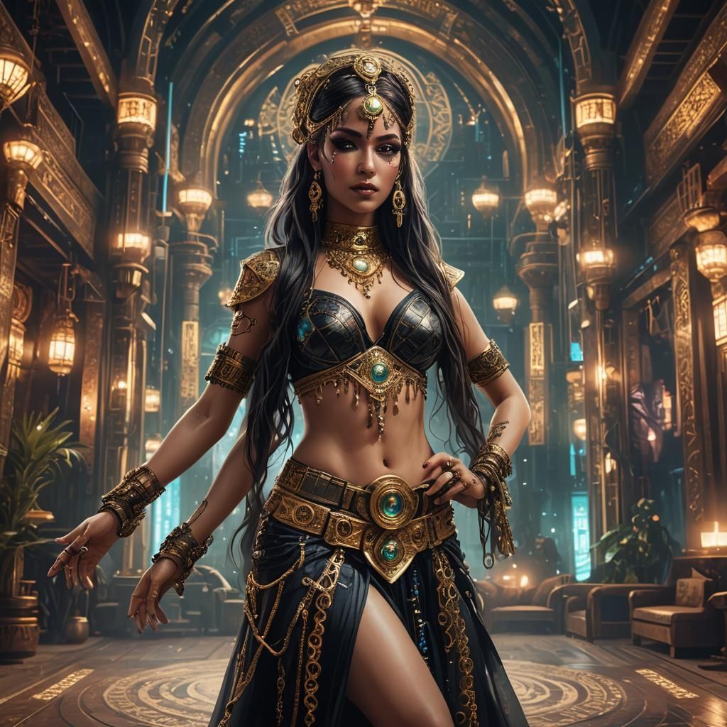 Cyberpunk Belly Dancer