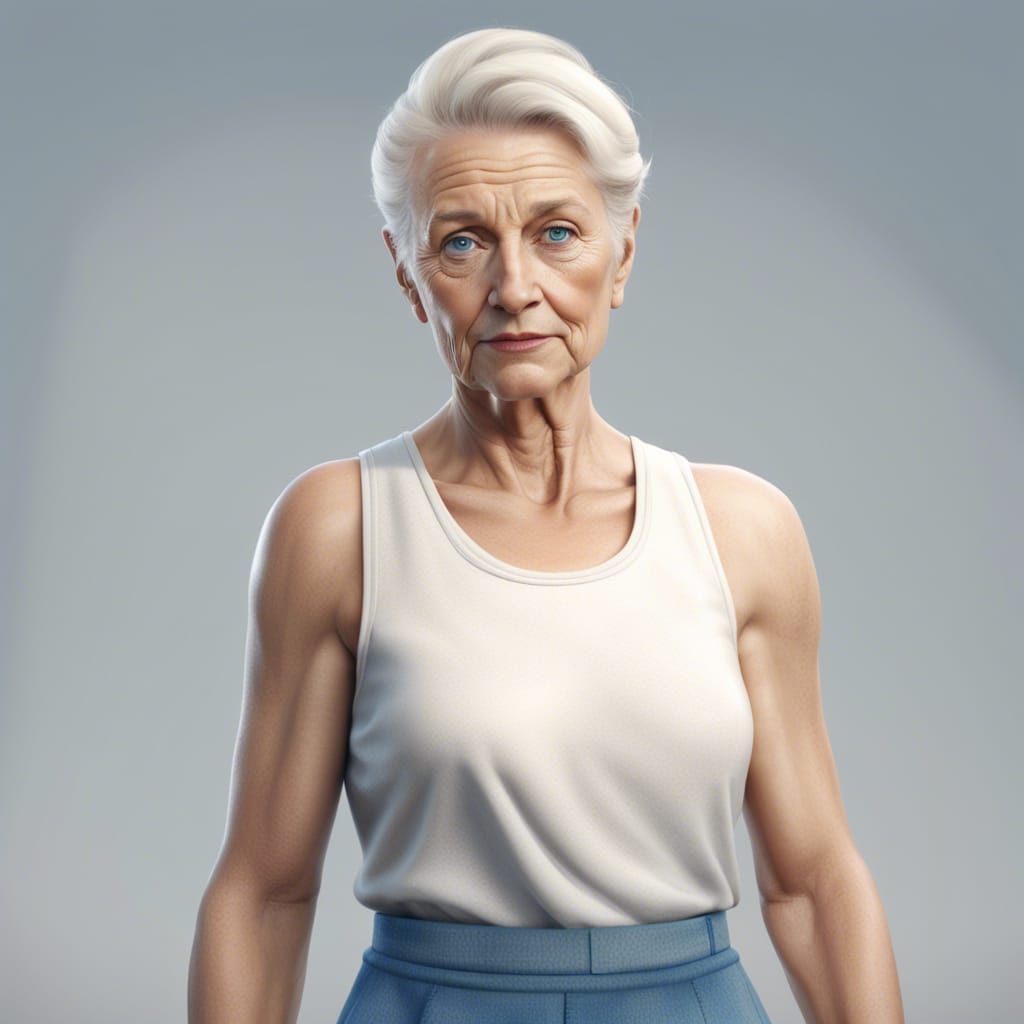 An elder woman