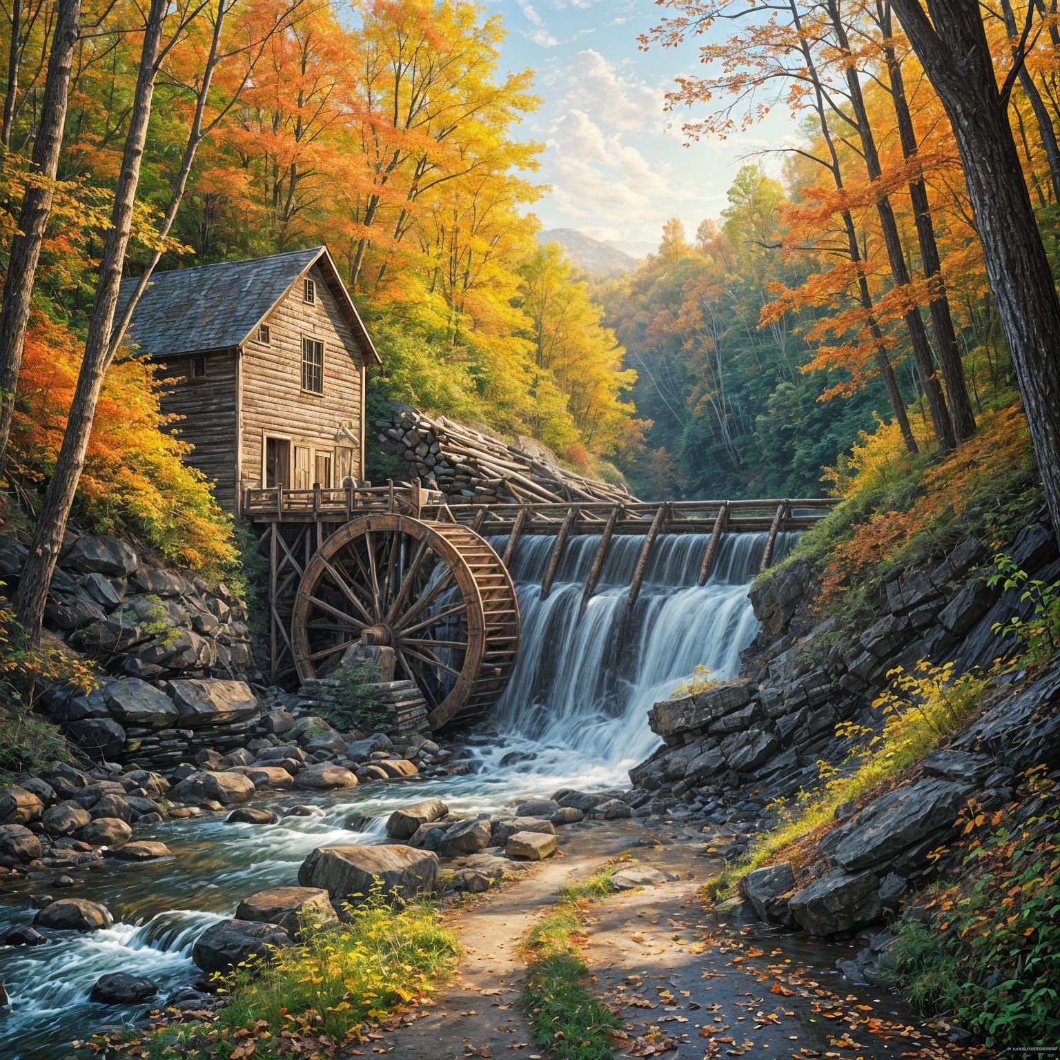 Water wheel Appalachia   by @ColdyOne