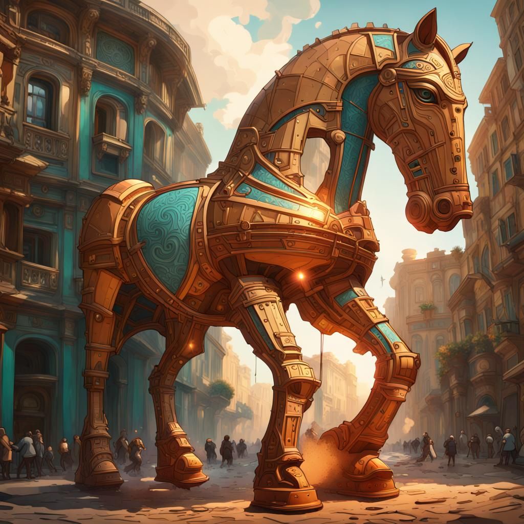 Trojan Horse  by @DeeGee