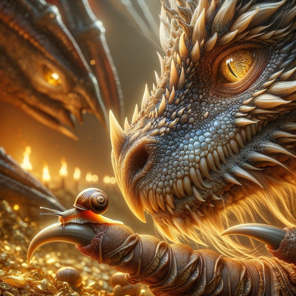 The curious dragon   by @Pickled Jim