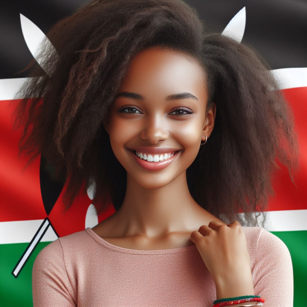 A Kenyan girl