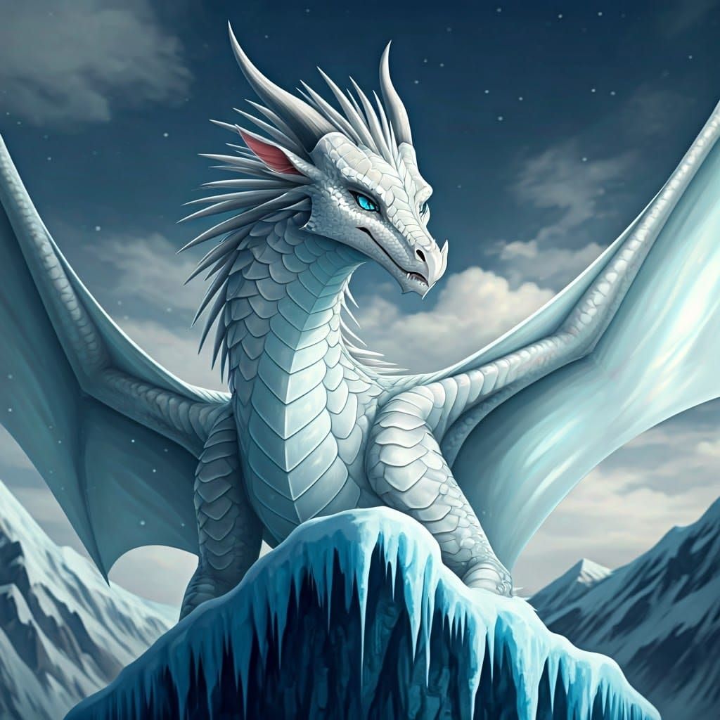 Icicle, the royal Icewing  by @Isaac