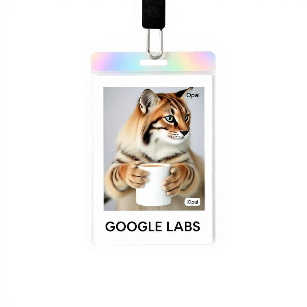 Google LABS collectible ID badge