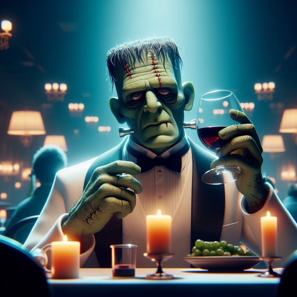 Frank Enjoying Glass of Wine