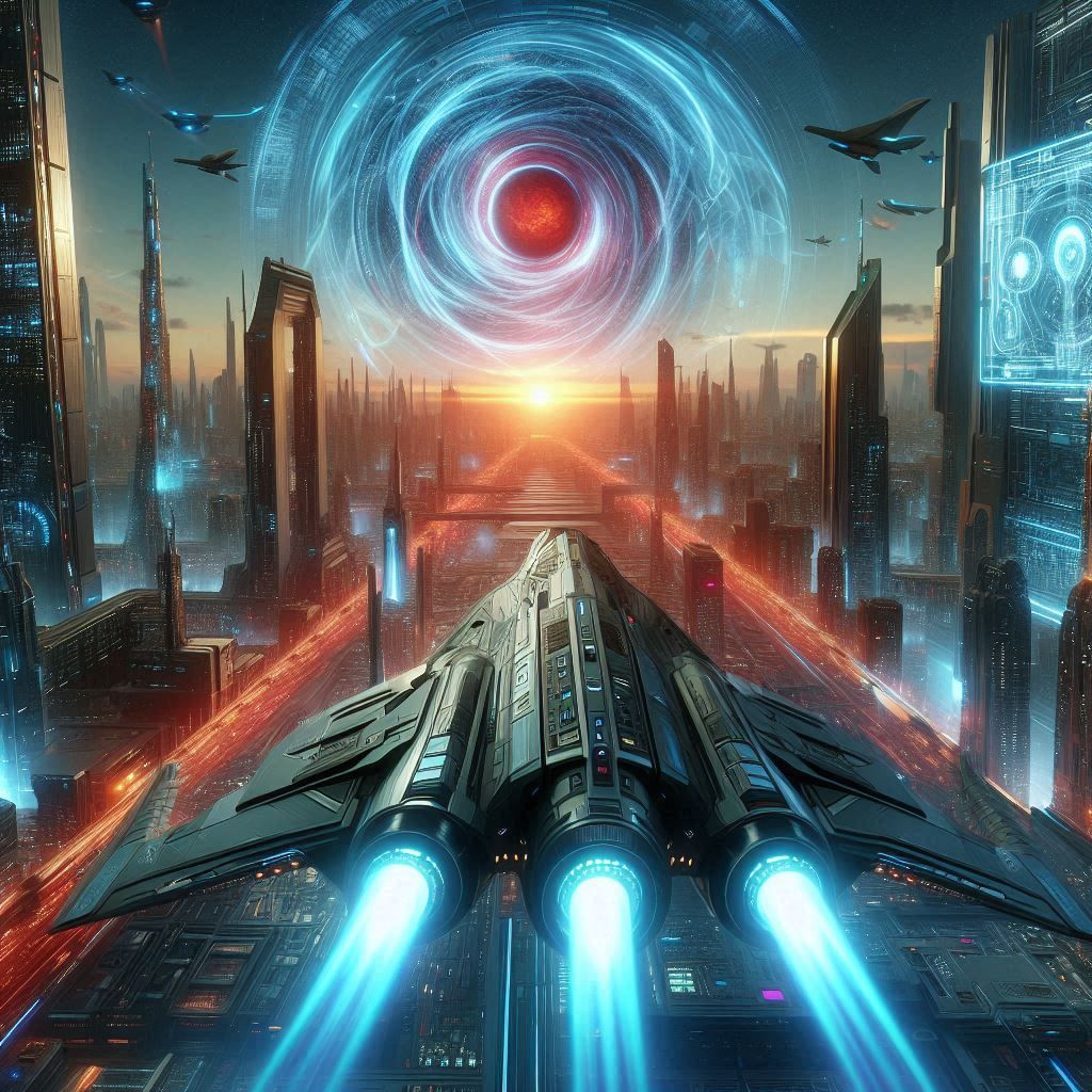 Portal Over Future Metropolis