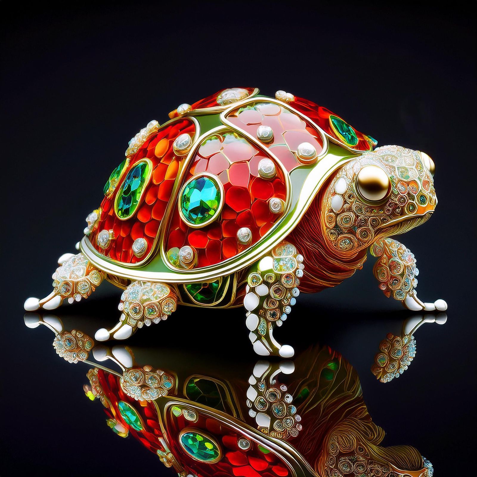 Ladybug-Turtle jewelry