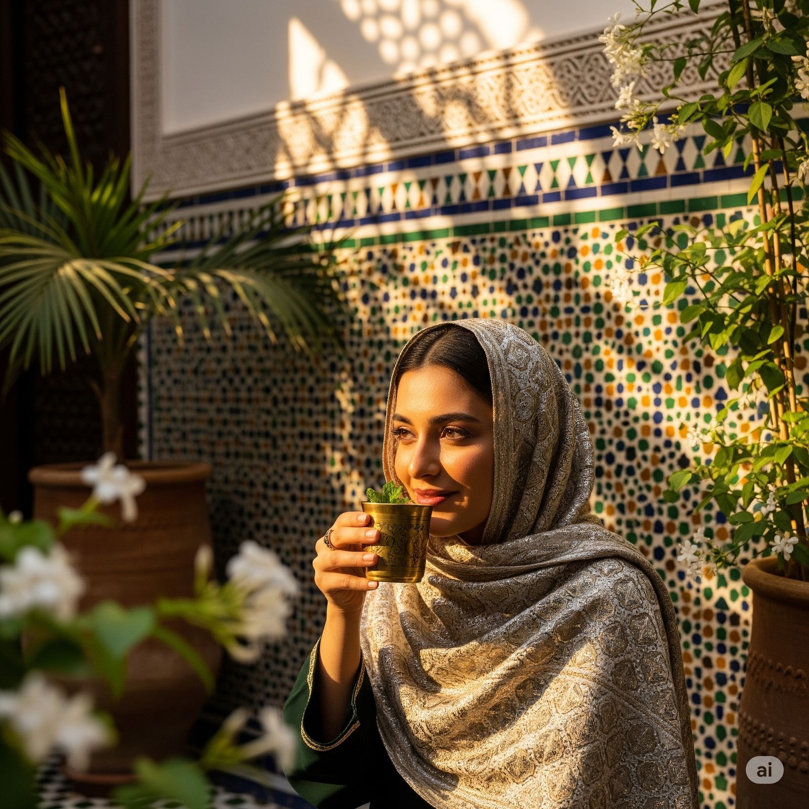 Moroccan Day Dream By the wall