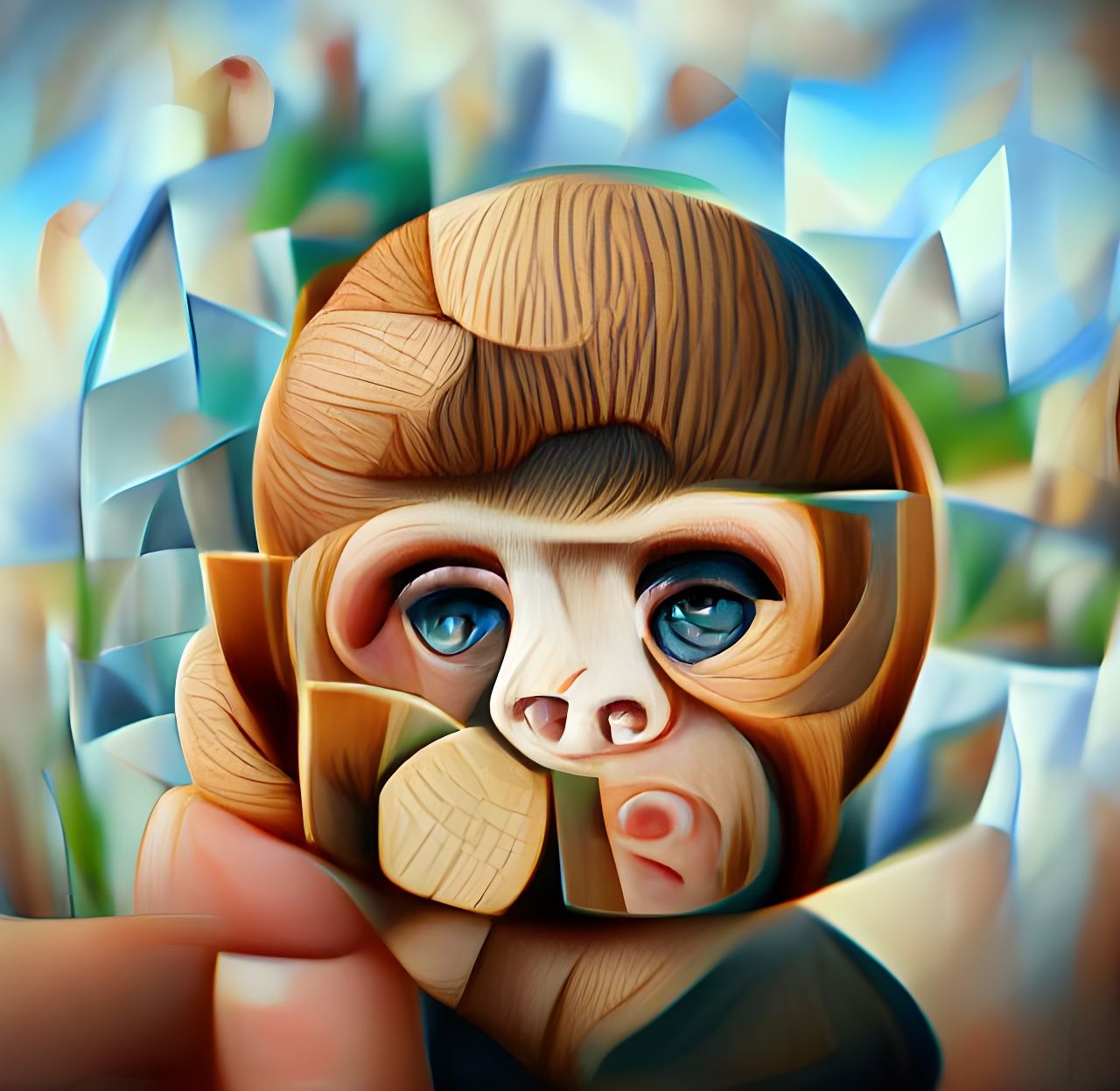 Baby ape By Margaret Keane