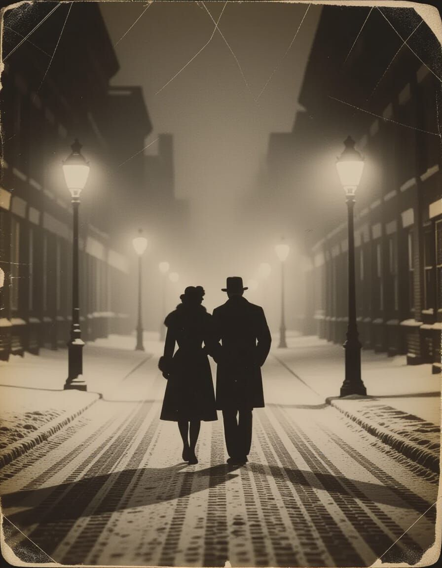 A Winter Night's Stroll  by @Avery