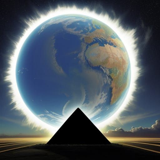 Spherical Energy Radiates from Ancient Pyramid