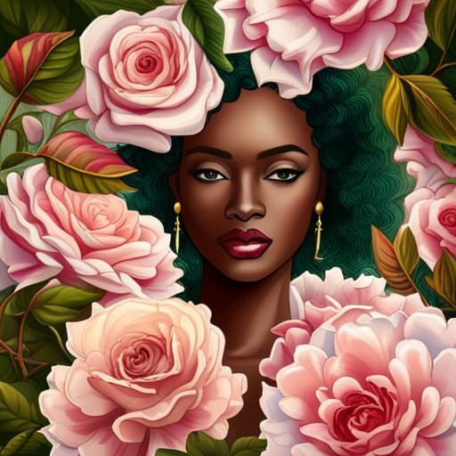 Queen of the Roses - AI Generated Artwork - NightCafe Creator