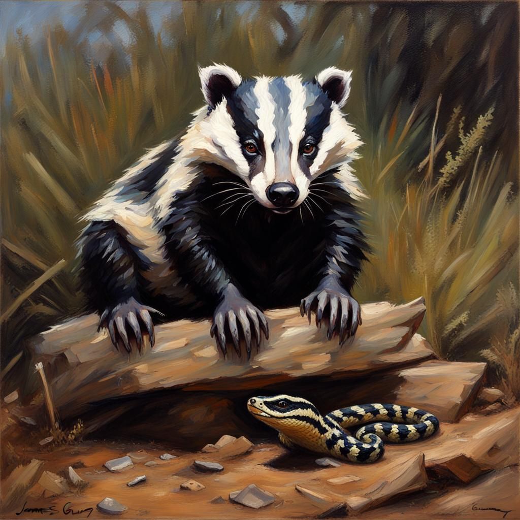 Badger Badger - AI Generated Artwork - NightCafe Creator