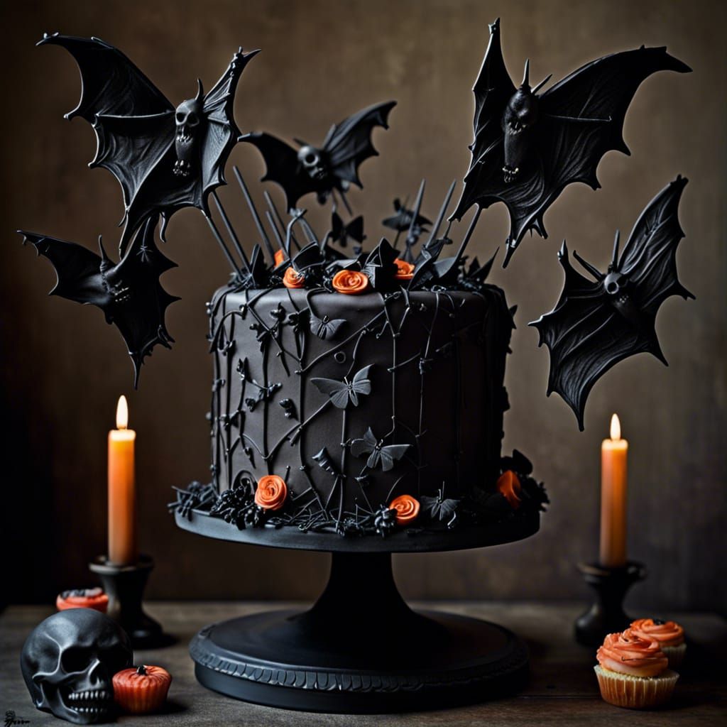 Goth Cake   by @IMO
