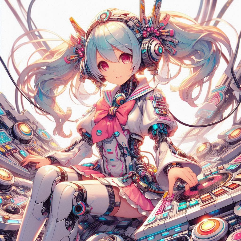 anime Beatmania artwork illustration Himmel cute girl hajime...