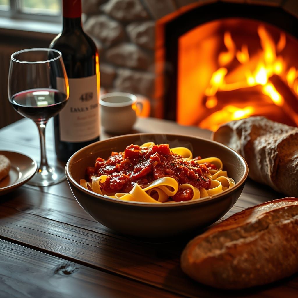 La pasta en un domingo de frío  by @Hector Lopez Genovesi