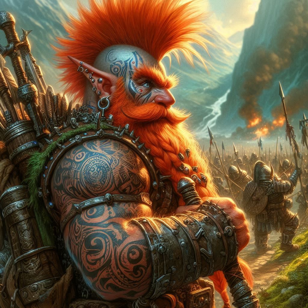 Dwarf Troll Slayer - AI Generated Artwork - NightCafe Creator