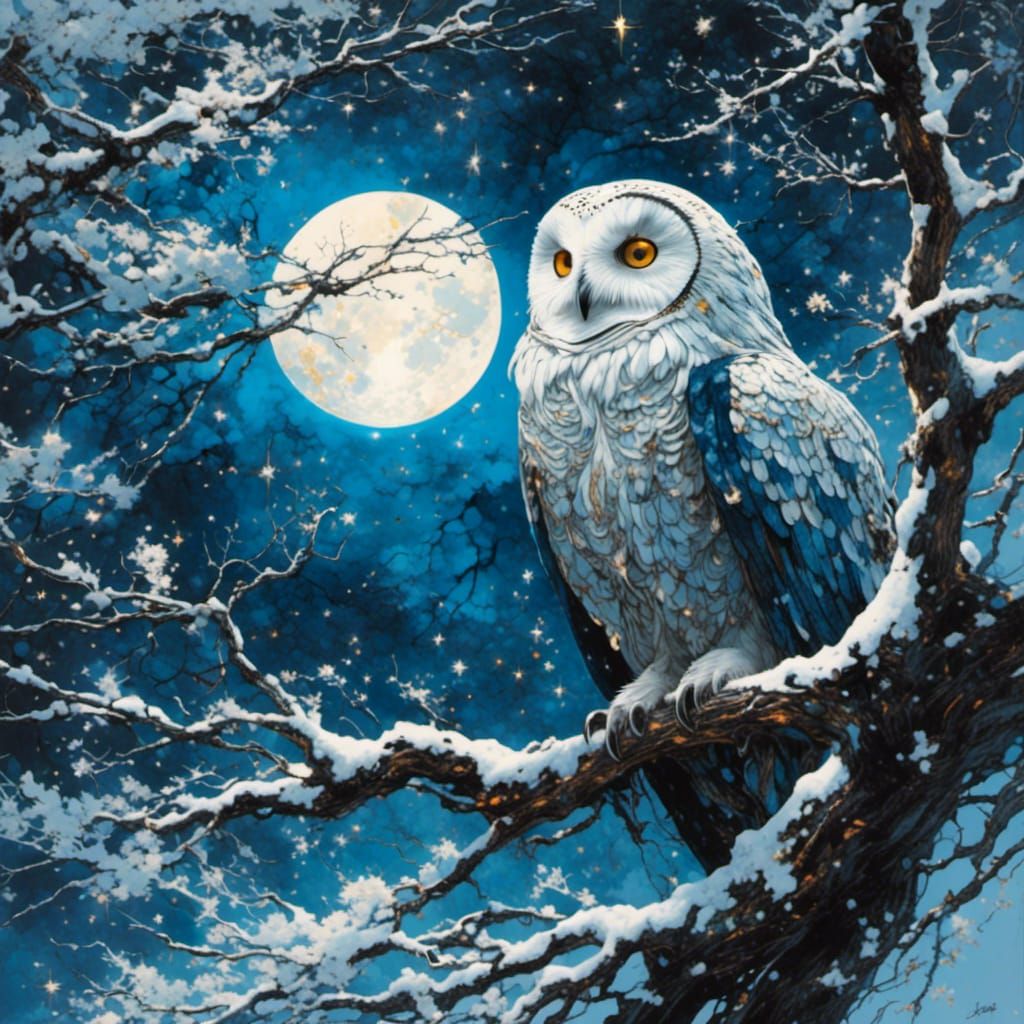 Snow owl