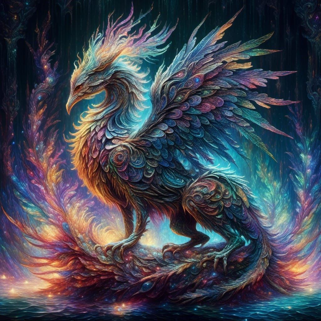 Mythical Creature - AI Generated Artwork - NightCafe Creator