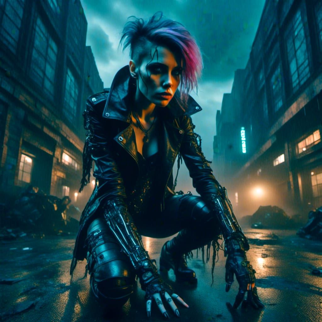 testing <lora:CyberGothica:1.0>