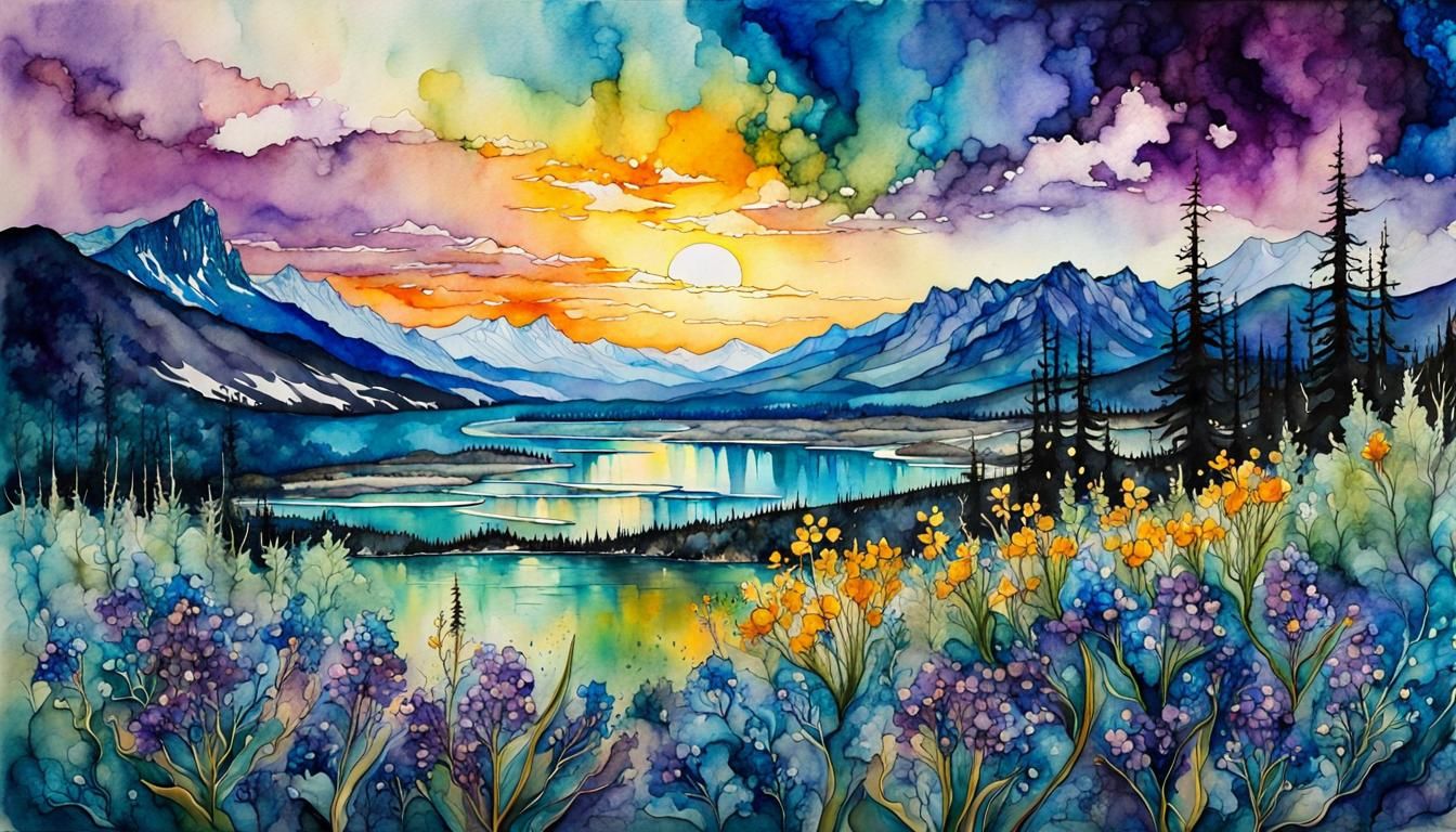 River valley landscape