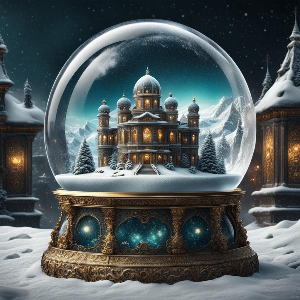 Luxurious ornate snowglobe  by @Sarah M