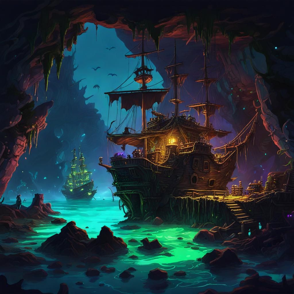 Pirate Land <3  by @PinkyPanda