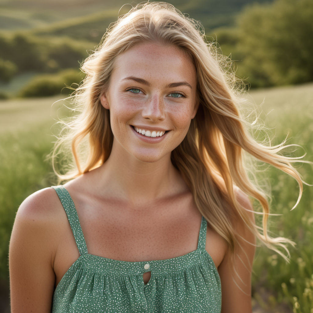 Beautiful smiling young woman