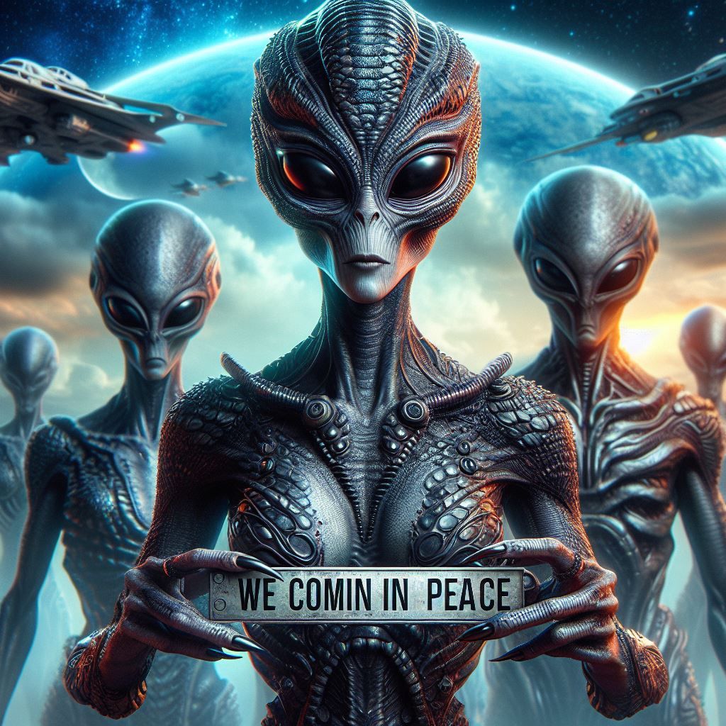 Aliens - We comming in peace