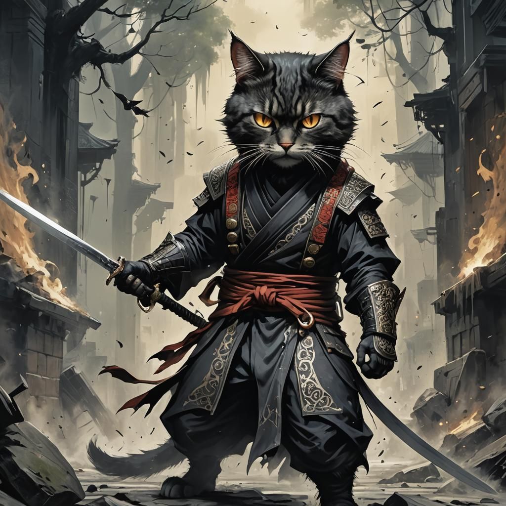 Cute ninja  by @Avoxis