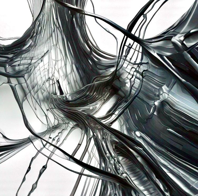 Abstract study in black and white