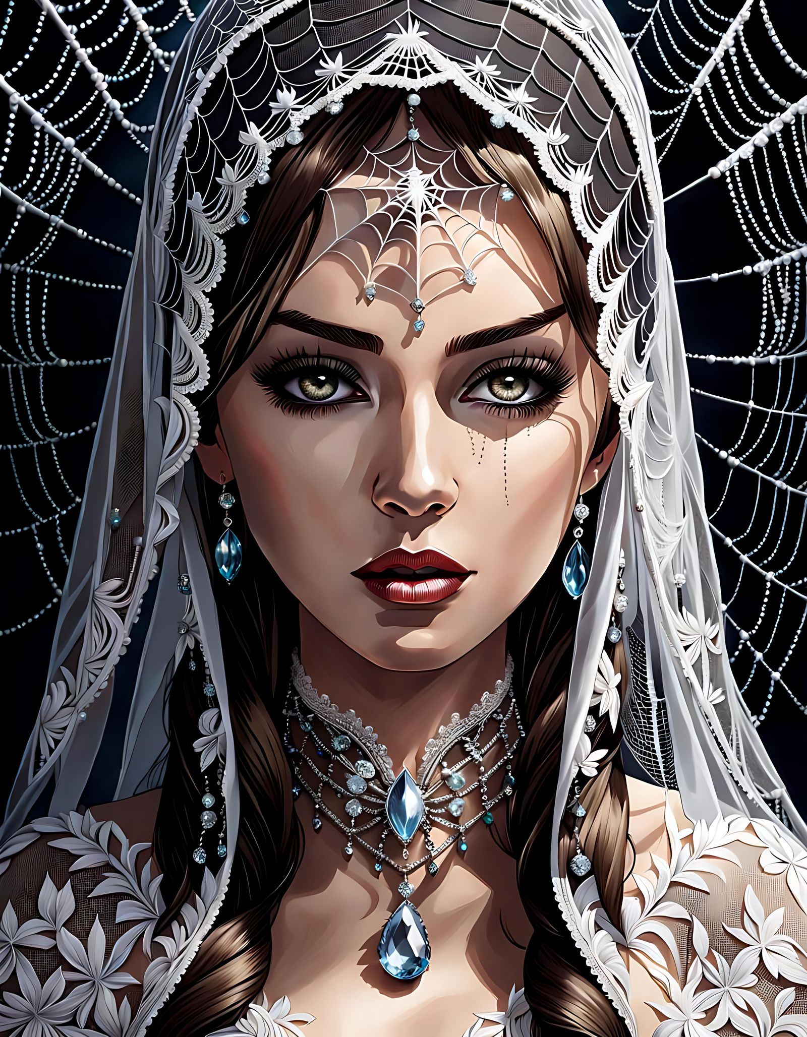 The Goddess Arachne - AI Generated Artwork - NightCafe Creator