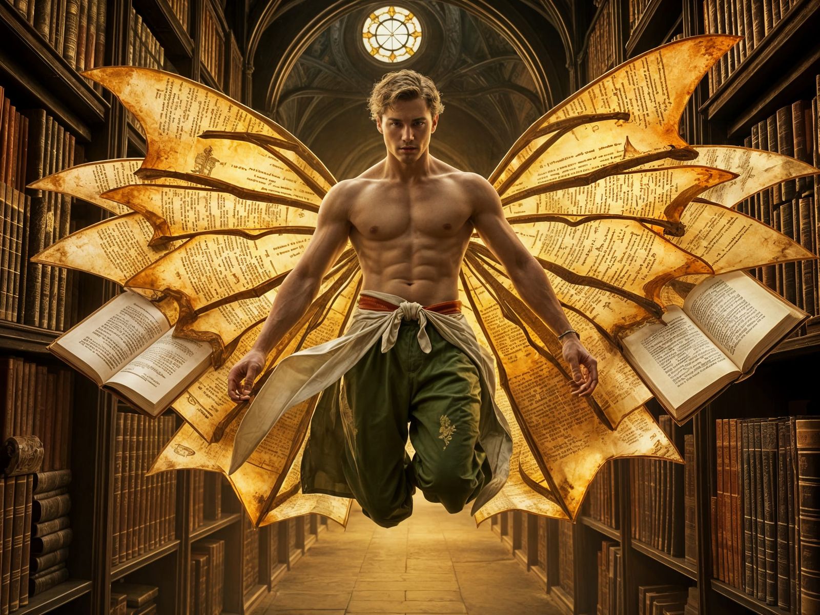 The Book Fairy  by @RandomlyGeneratedName
