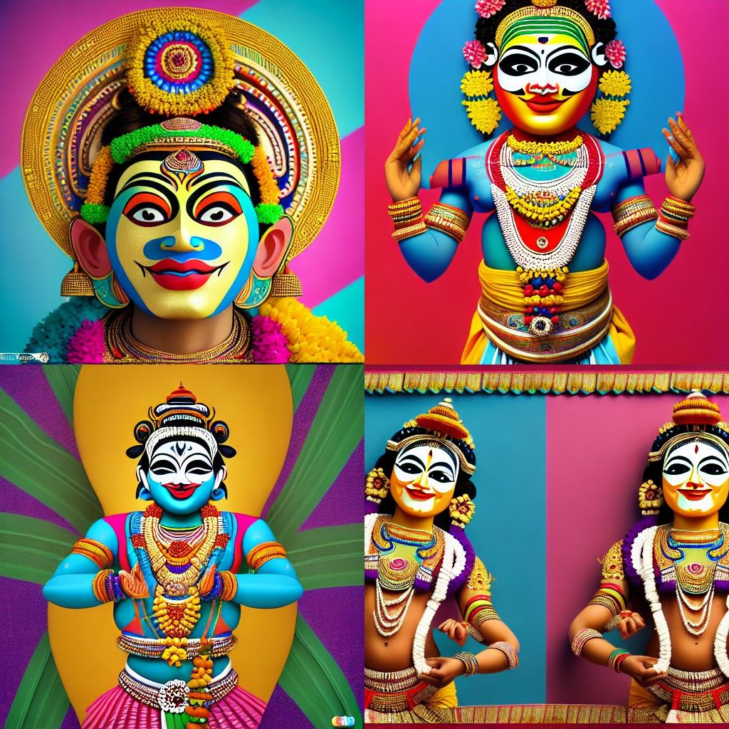 Kathakali dancer