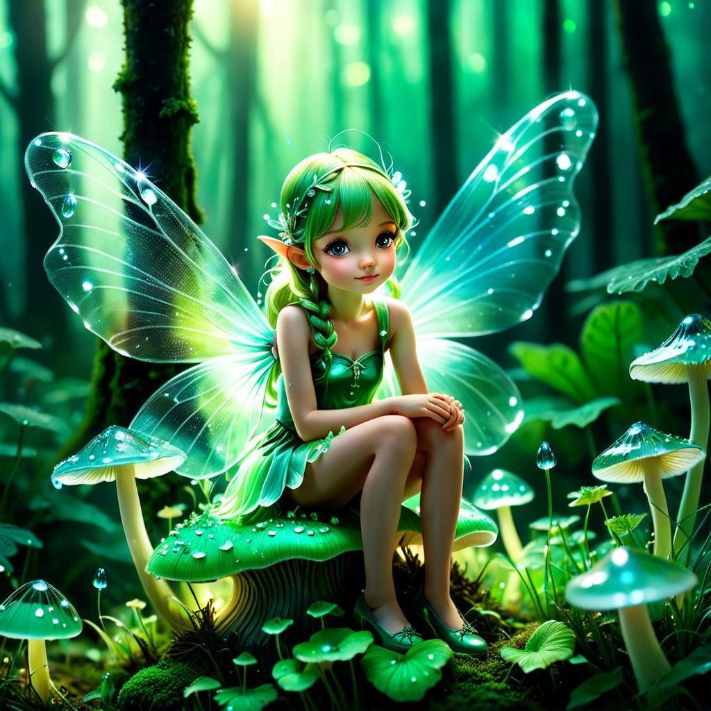 macro little fairy 