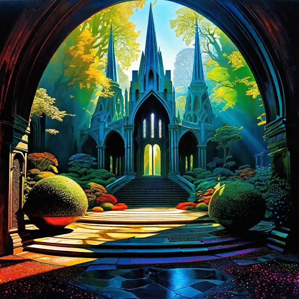 "Saint Paul's Abbey" AI Generated Artwork NightCafe Creator