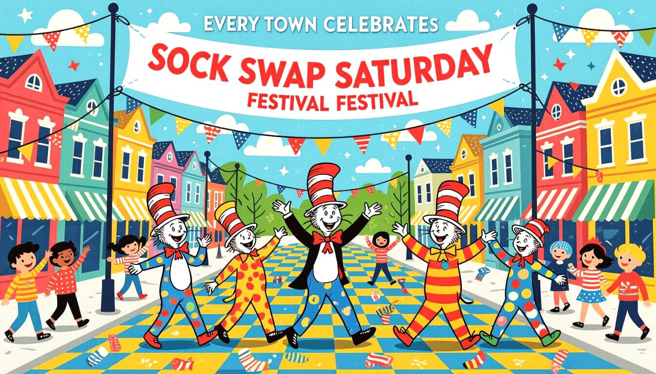 9/13/2025-NC Challenge Fake Holiday # 1067 Swap Sock Saturday Festival Art By Archangel Tara  by @Archangel Tara 