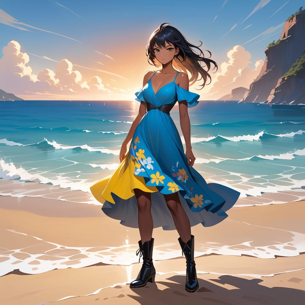 Sunrise at the beach