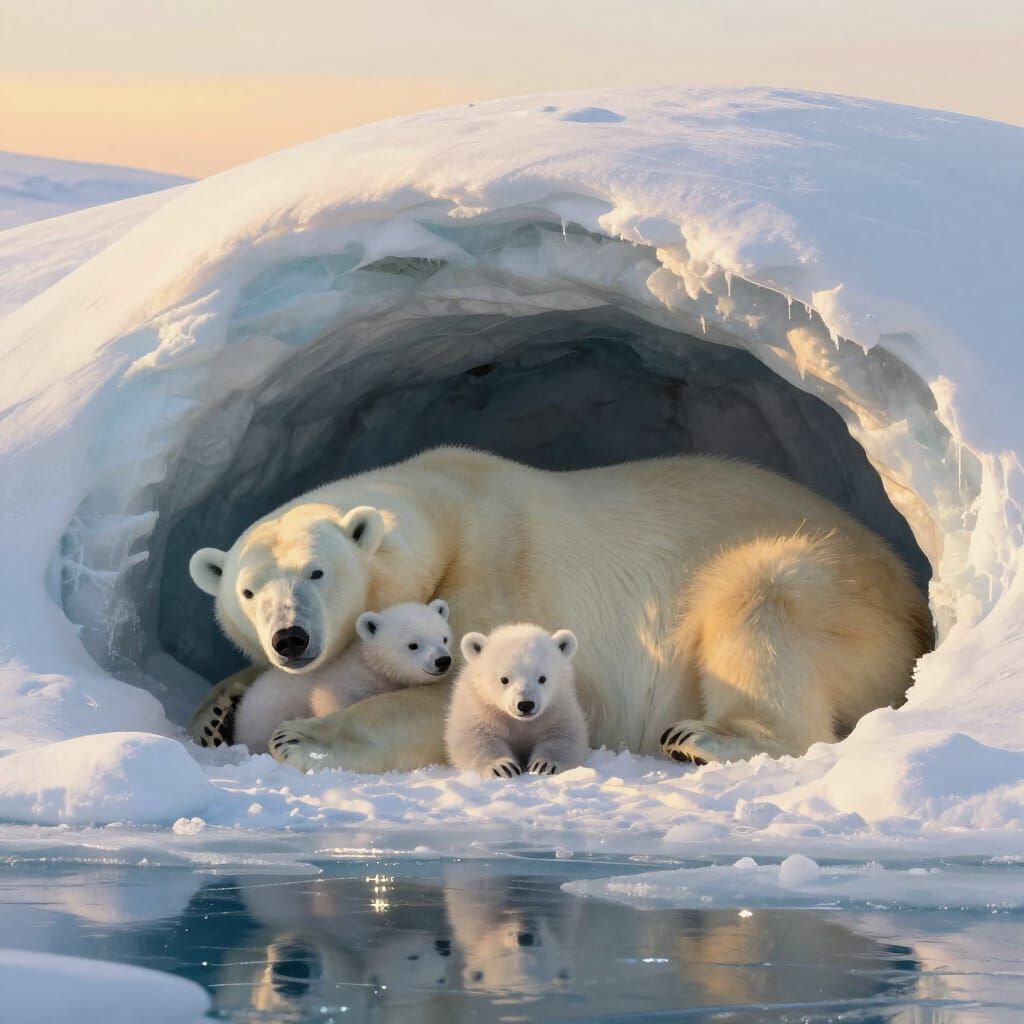 Snow Bears  by @undefined