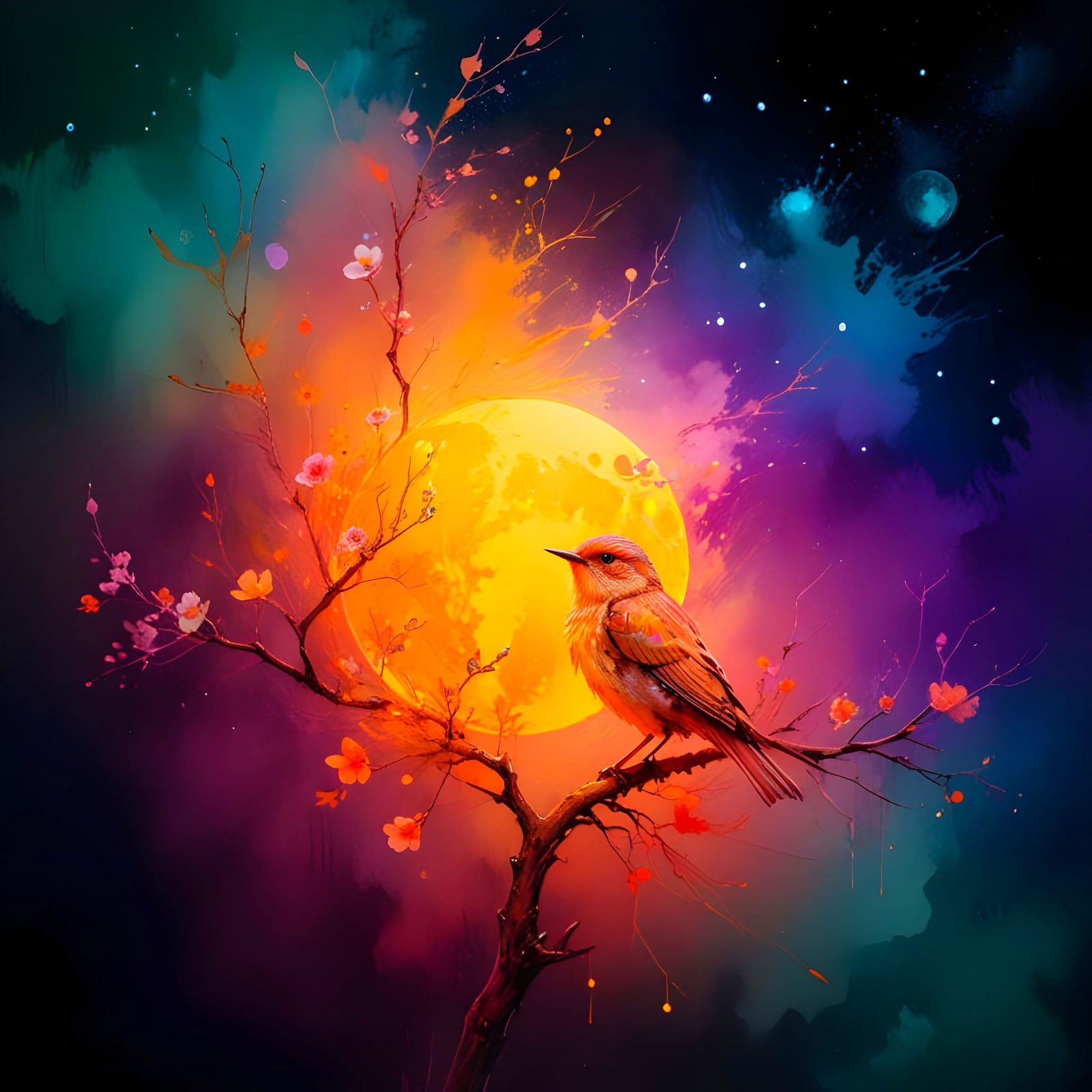 Moonlit  by @Pwatopus