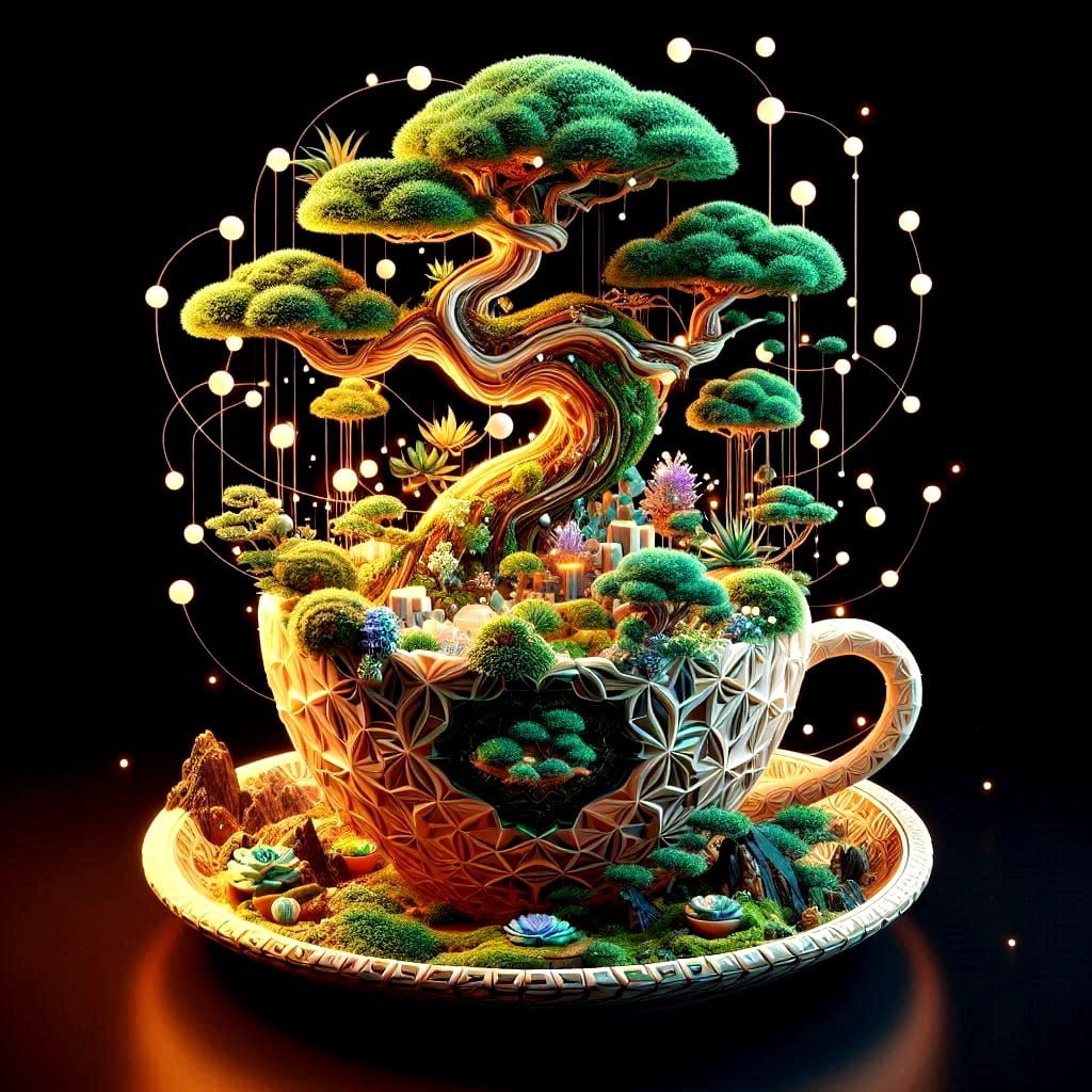 Fantasy World Inside A Tea Cup