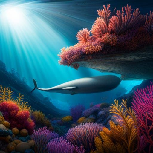 Whale By The Coral