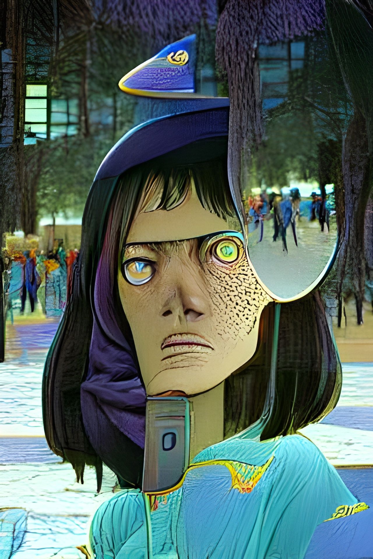 The face of paranoia - AI Generated Artwork - NightCafe Creator