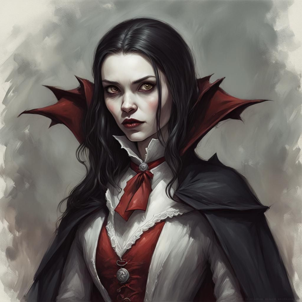 Hello Countess Dracula - AI Generated Artwork - NightCafe Creator