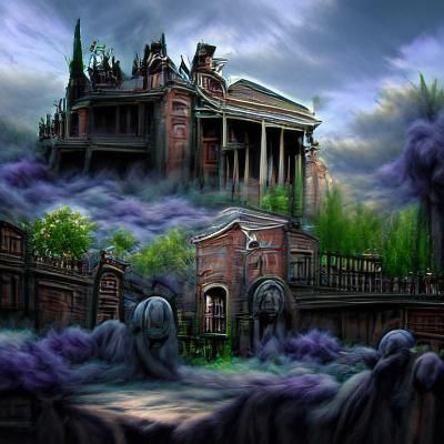 dark haunted mansion