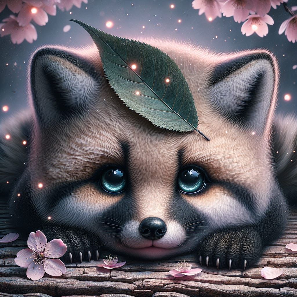 adorable fox tanuki - AI Generated Artwork - NightCafe Creator