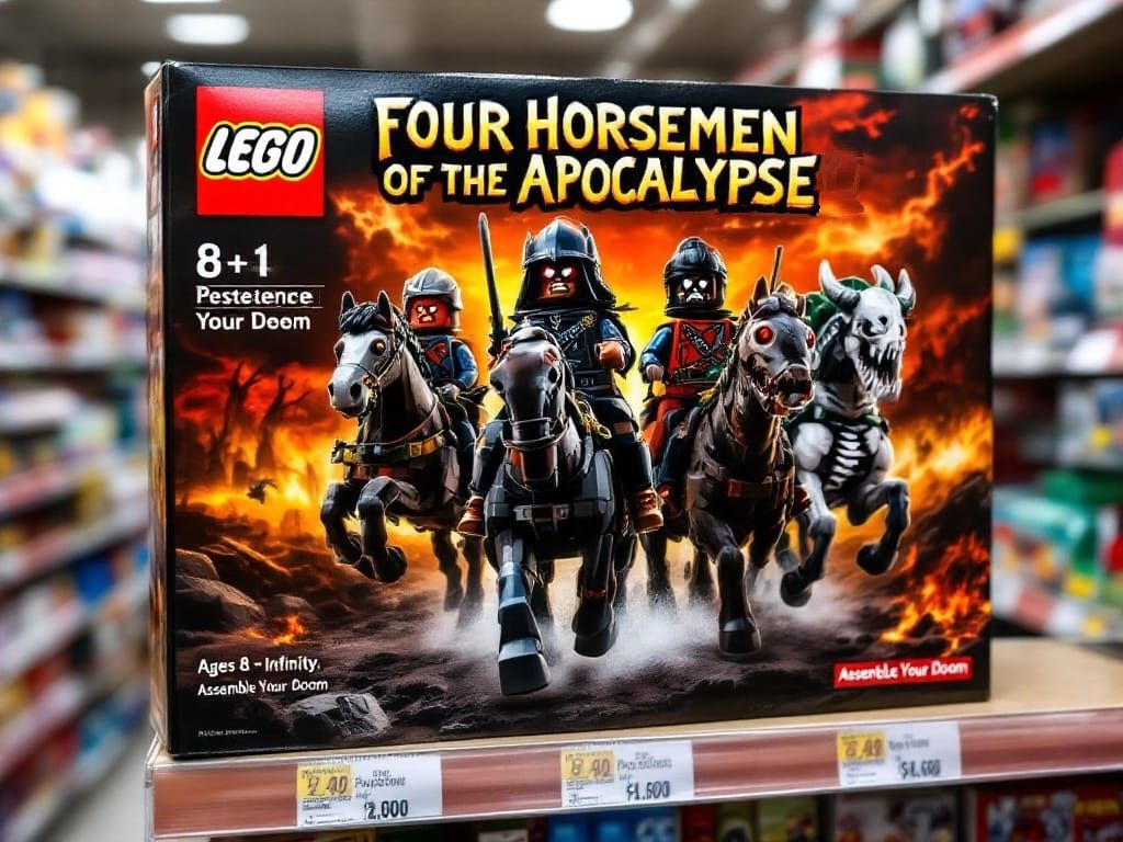 Lego Four Horsemen of the Apocalypse Set, $61.80