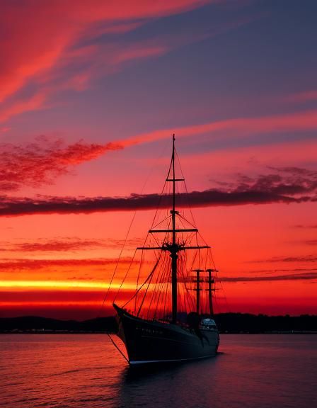 Red sky at night, sailor's delight