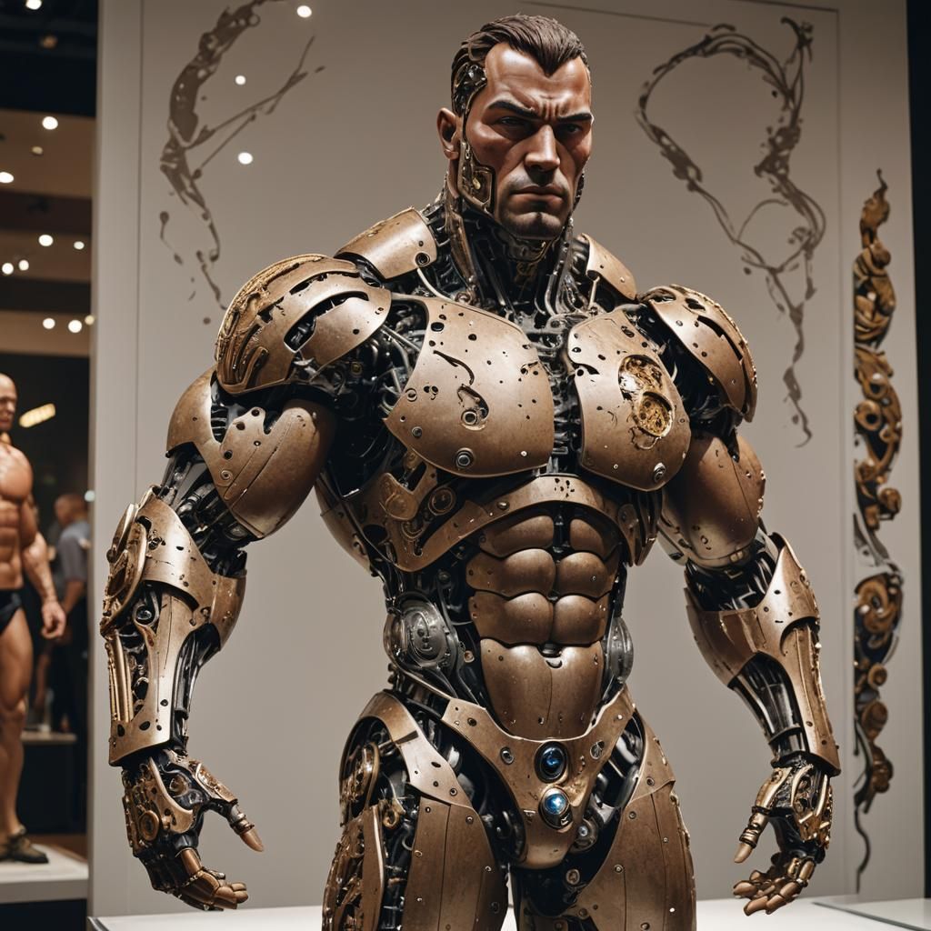 The full-size sideview of an incredibly lifelike (((automato...